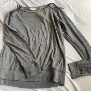Gray long sleeve shirt. A basic staple for your wardrobe